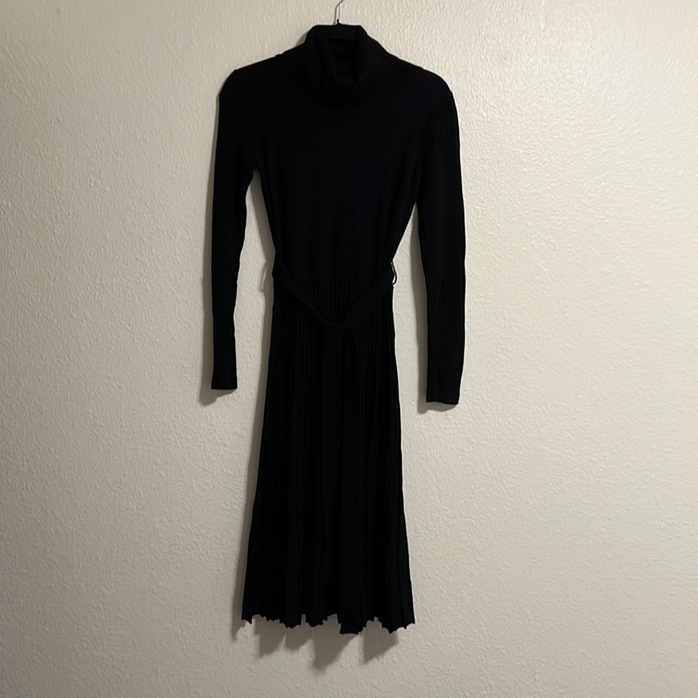 Sweater turtle neck dress